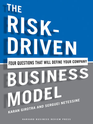 cover image of The Risk-Driven Business Model